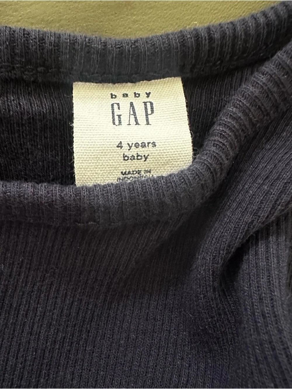 Gap Navy Blue Girls Short Sleeve Shirt Size 4 Years